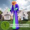 12Ft Giant Halloween Inflatables Pumpkin Halloween Decorations Inflatables with LED Light Sandbags Stakes Strings Halloween Inflatables Outdoor Decorations Blow up Inflatable Holiday Yard Decoration